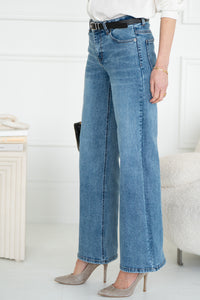 BEDFORD WIDE LEG JEANS-BL