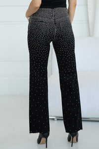 ON THE ROCKS RHINESTONE JEANS