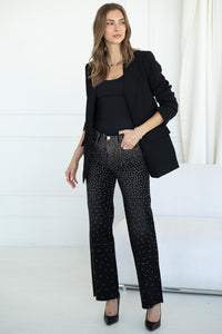 ON THE ROCKS RHINESTONE JEANS