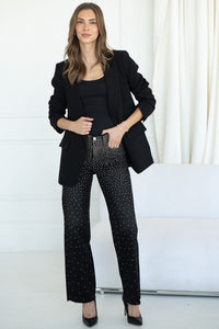 ON THE ROCKS RHINESTONE JEANS
