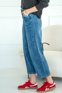 NAJA BARREL JEANS-BL