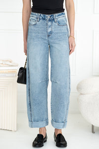 MONROE BARREL JEANS-LB