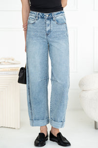 MONROE BARREL JEANS-LB