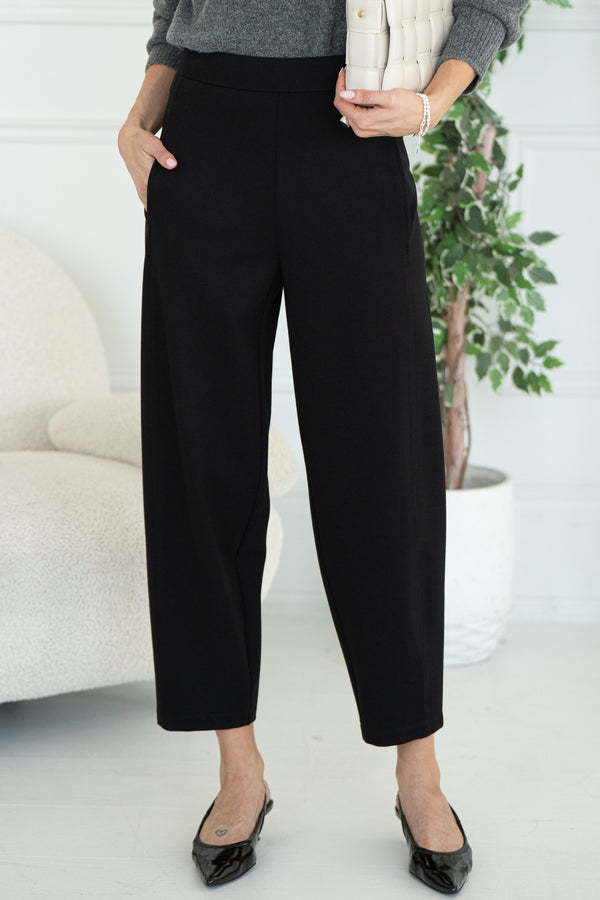 BARREL PONTE DRESS PANTS