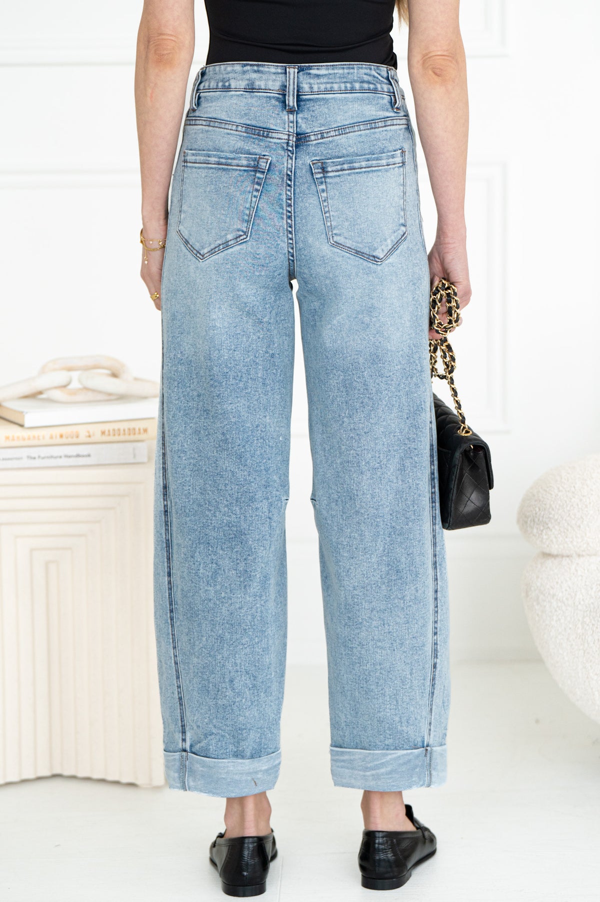 MONROE BARREL JEANS-LB