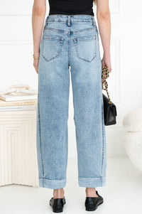 MONROE BARREL JEANS-LB