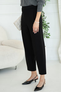 BARREL PONTE DRESS PANTS