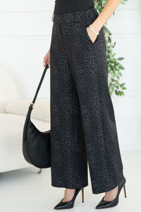 AMURE PRINTED PONTE DRESS PANTS