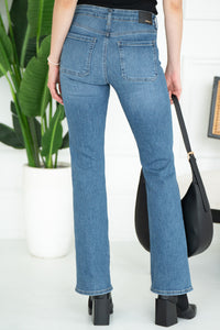 VICKY MARINE PATCH POCKET JEANS-BL