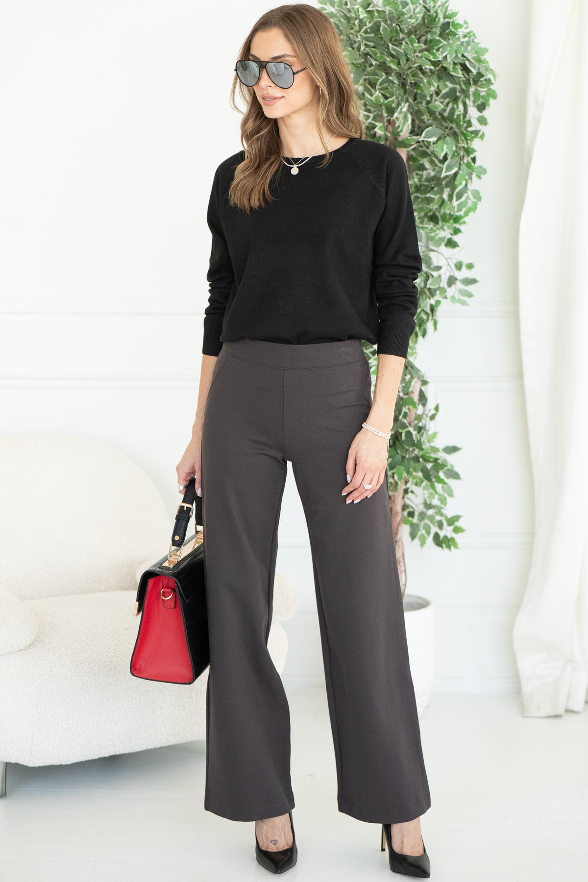 RUNWAY PONTE TROUSER-DG