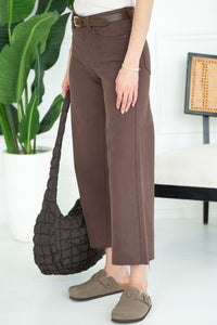 SINDIE SLIM WIDE LEG JEANS-BR