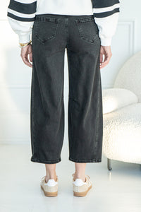 NAJA BARREL JEANS-BK