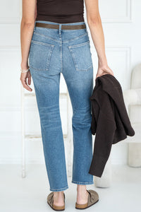 ASE DISTRESSED STRAIGHT LEG JEANS-DIO