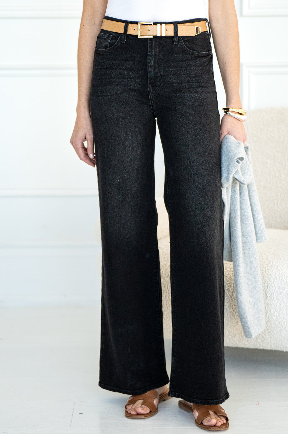 KOVE WIDE LEG JEANS-WB