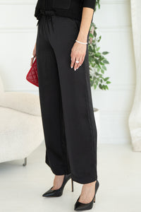 SOMEONE LIKE YOU SATIN PANTS