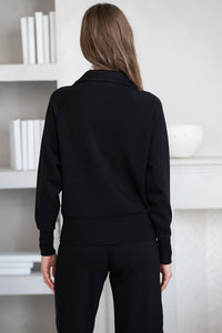 TAYLOR LUX SATIN STRIPE ZIP UP