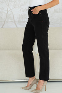 ASE STRAIGHT LEG JEANS-BK