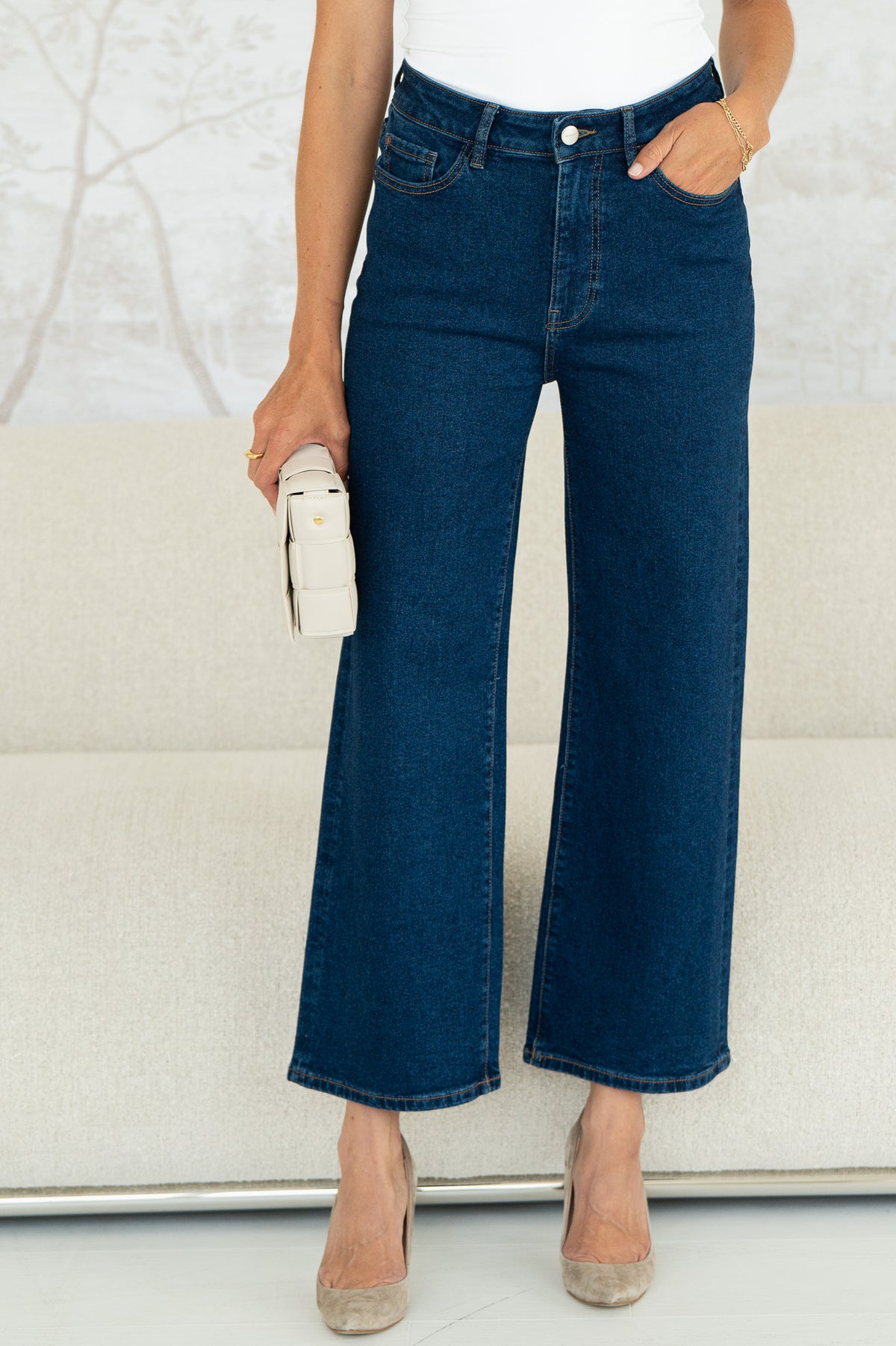 ICN WIDE LEG JEANS-DB