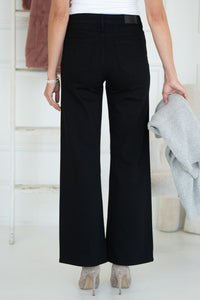 PALOMA WIDE LEG JEANS-BK