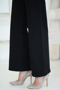 PALOMA WIDE LEG JEANS-BK