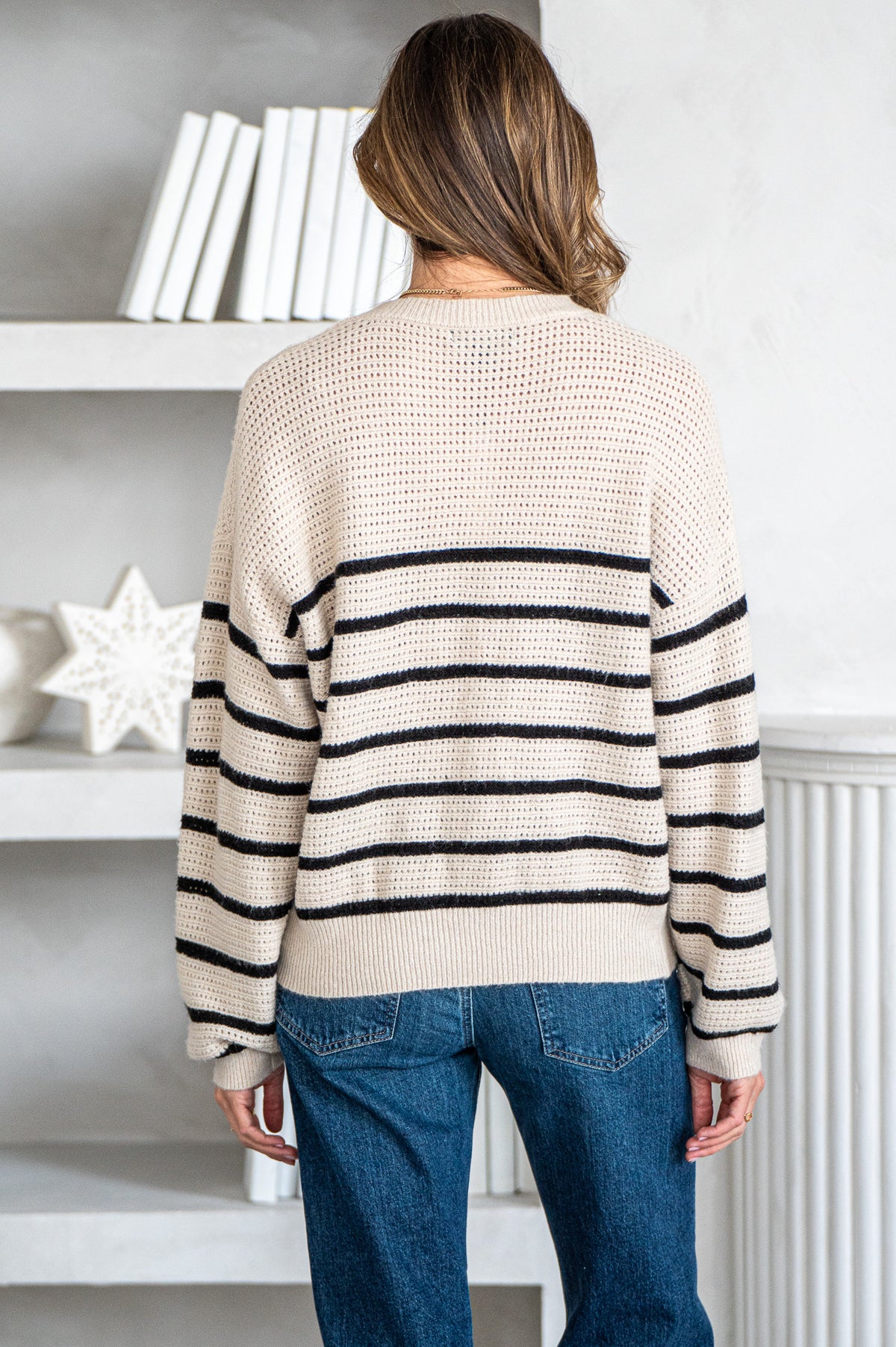 WARMER DAYS STRIPE SWEATER