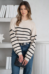 WARMER DAYS STRIPE SWEATER