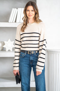 WARMER DAYS STRIPE SWEATER