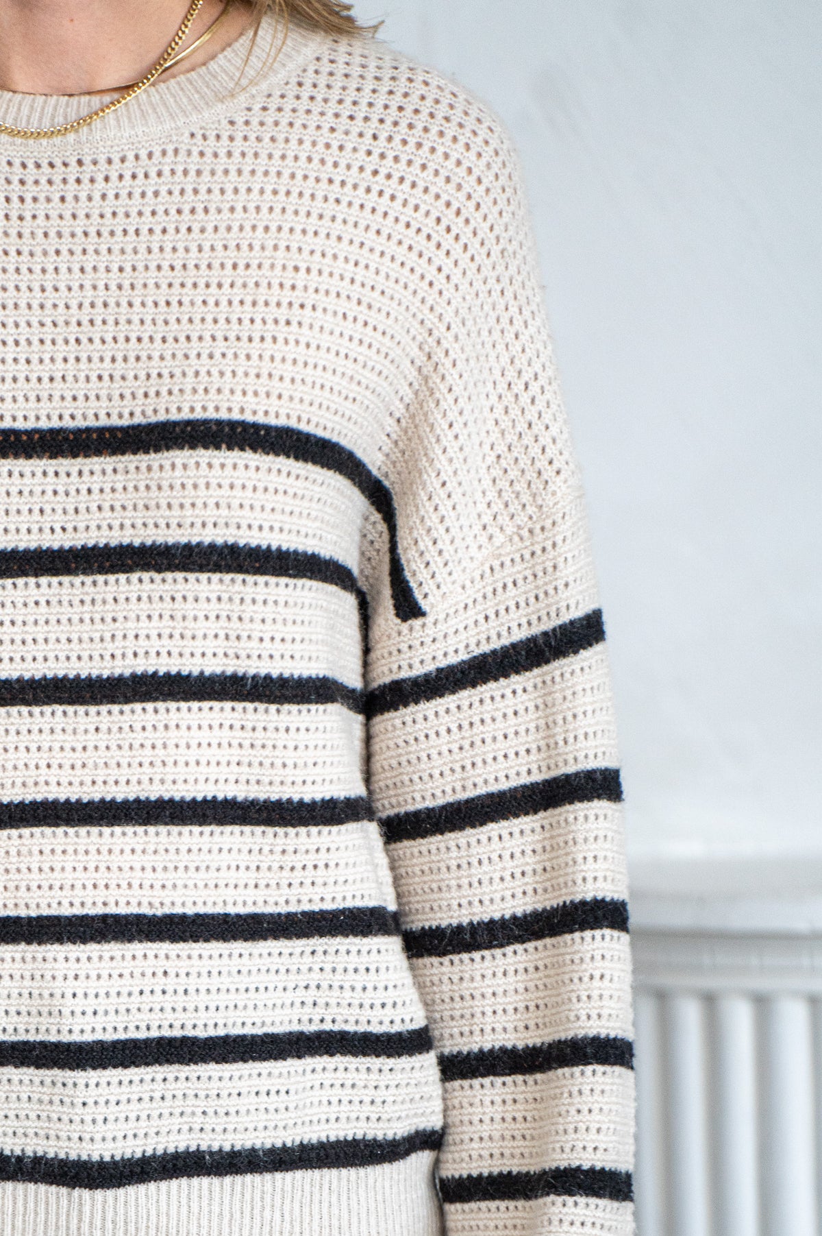 WARMER DAYS STRIPE SWEATER