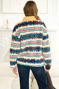 PLANS MADE 1/4 ZIP SHERPA JACKET