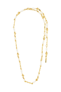 SLOAN PEARL GOLD PLATED NECKLACE