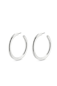MADDIE LG SILVER PLATED EARRINGS