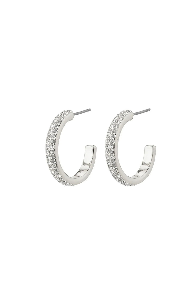 HEAT SILVER PLATED EARRINGS