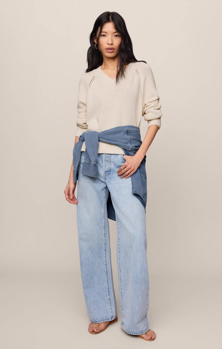 STRATTON V NECK SWEATER