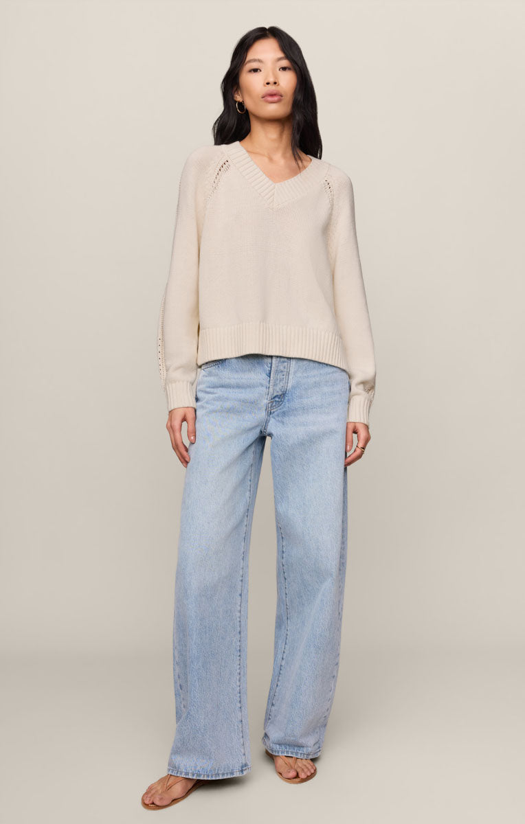 STRATTON V NECK SWEATER