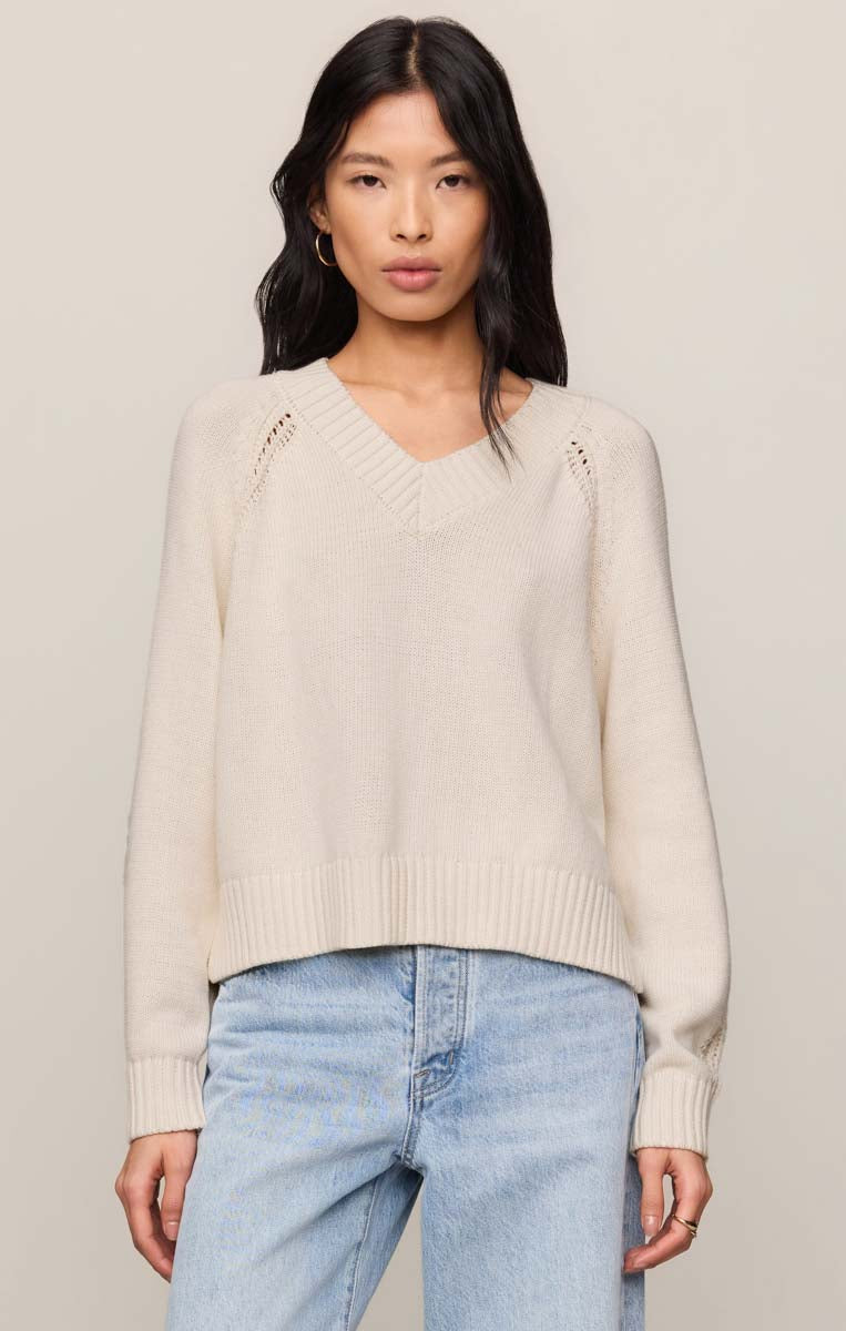 STRATTON V NECK SWEATER