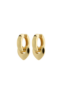 WAVE GOLD PLATED EARRINGS