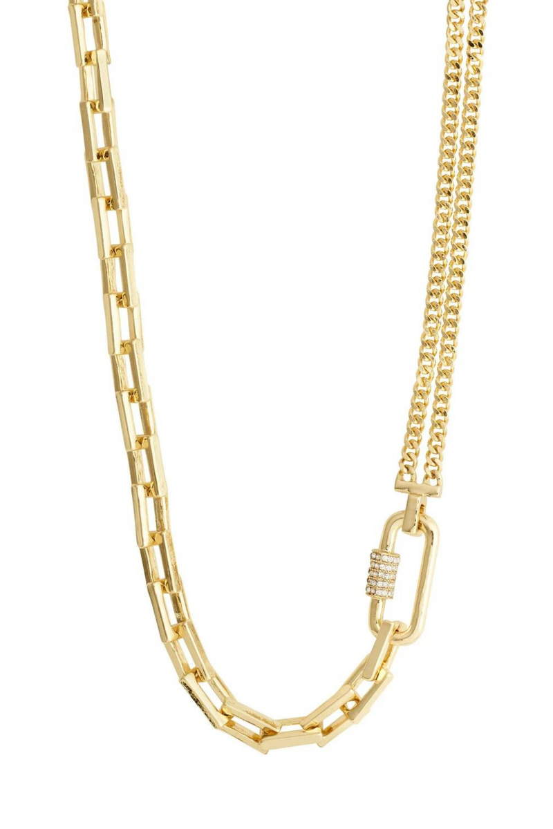 BE GOLD PLATED CABLE CHAIN NECKLACE