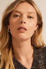 ANNIKA GOLD PLATED EARRINGS