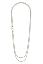 SOLIDARITY SILVER PLATED CHAIN NECKLACE