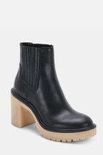 CASTER H2O LEATHER BOOTIES-BK