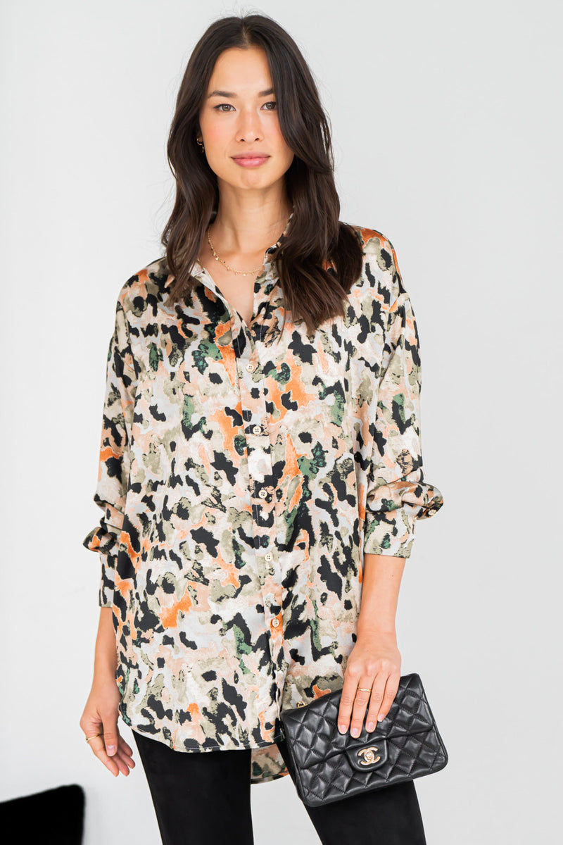 CONSTANCE PRINTED BLOUSE
