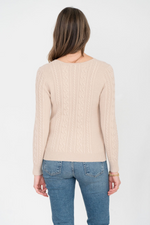 SACHA CABLE KNIT SWEATER