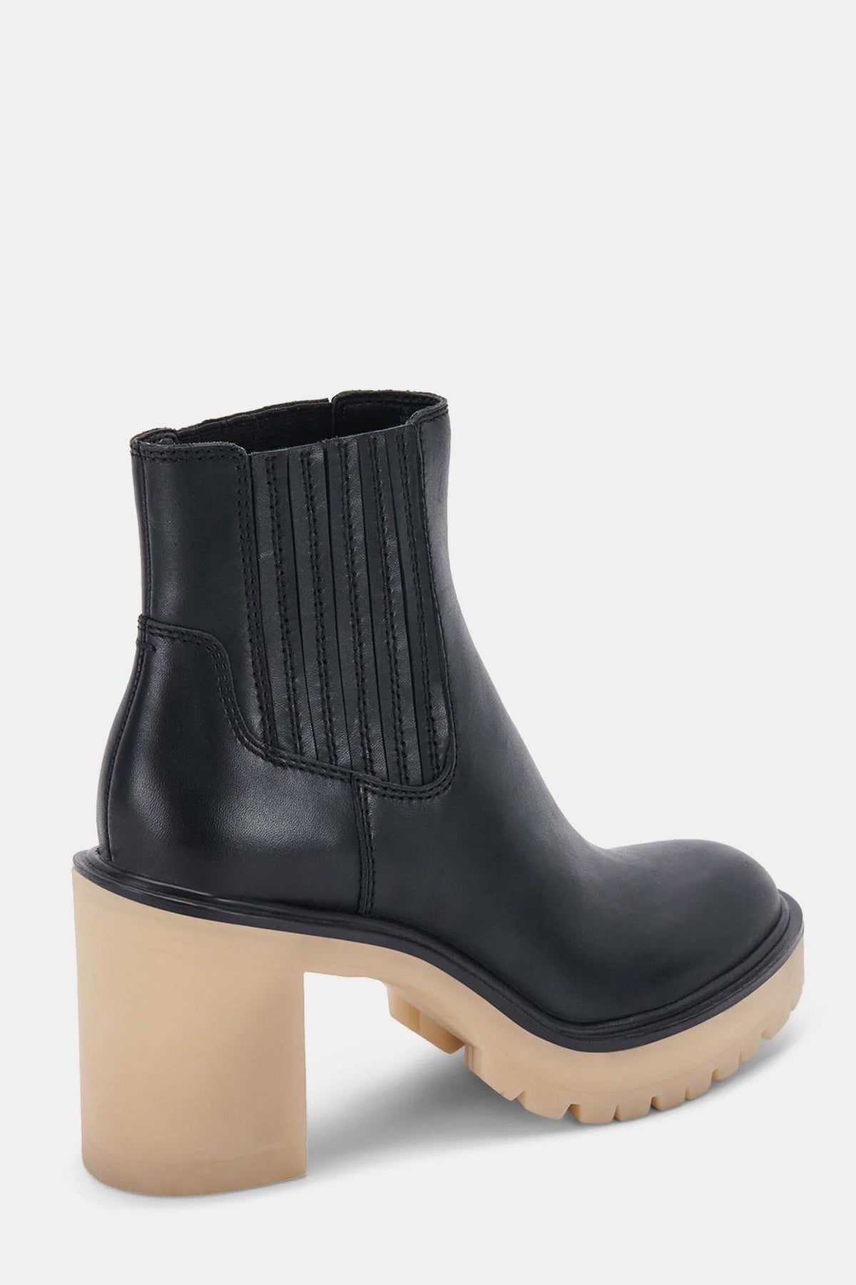 CASTER H2O LEATHER BOOTIES-BK