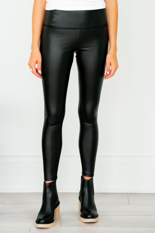 FAUX LEATHER LEGGINGS