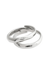 ADDISON SILVER PLATED RING SET-SI
