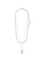 BATHILDA SILVER PLATED NECKLACE