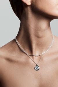 NOMAD SILVER PLATED NECKLACE