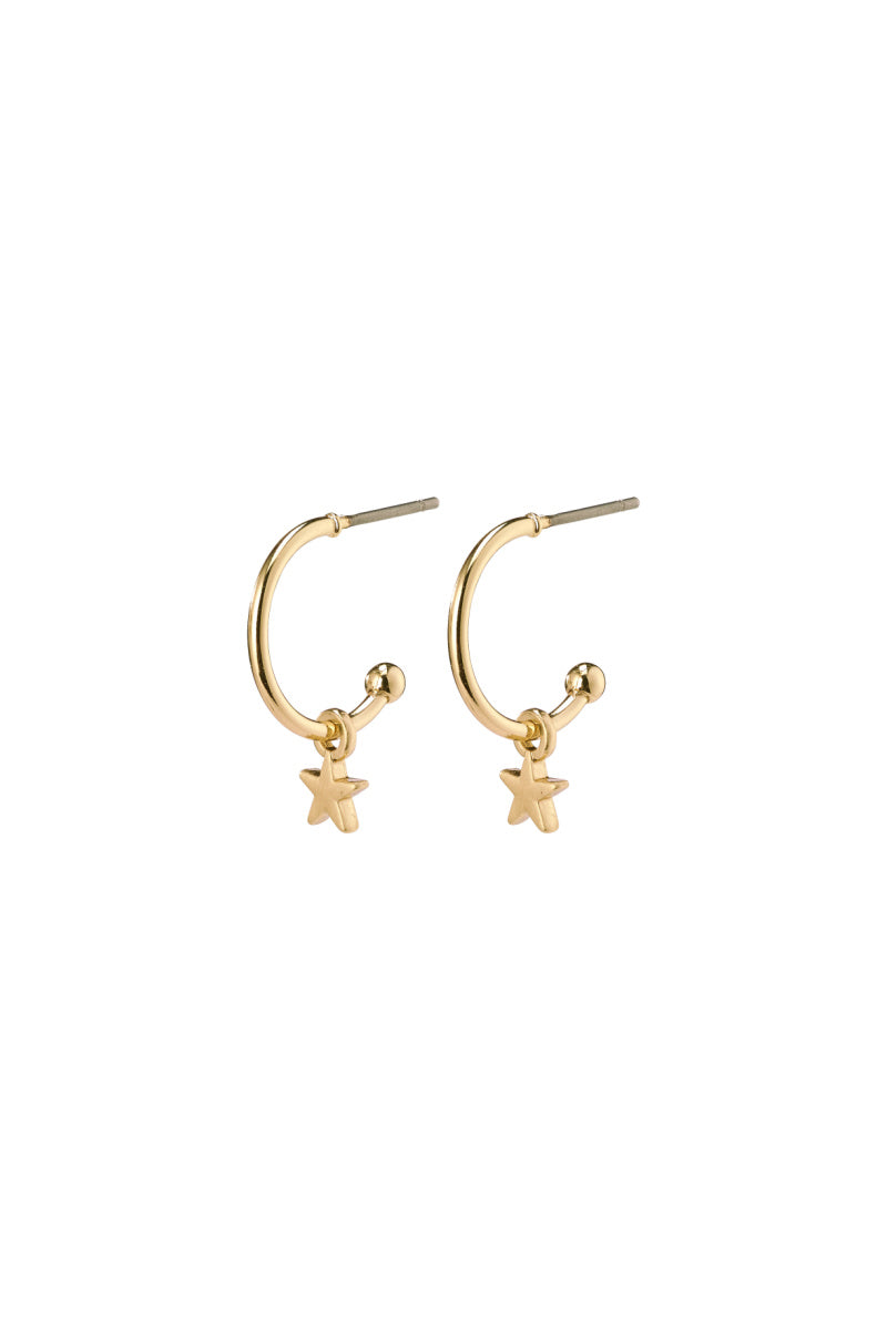 AVA GOLD PLATED DROP EARRINGS