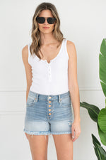 BINX HENLEY BODYSUIT-WH