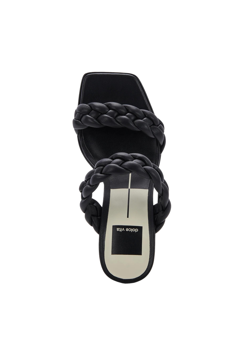 ASHBY BRAIDED SANDALS-BK